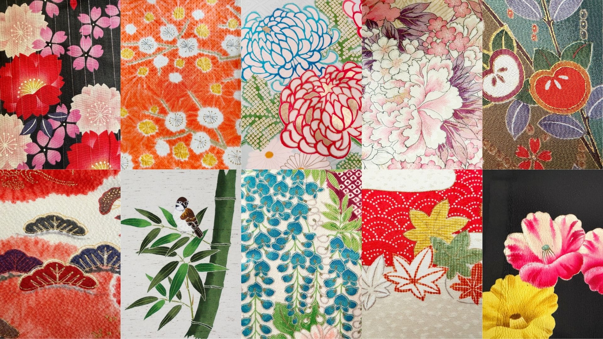 Japanese Kimono Pattern Dictionary:
Plants & Flowers